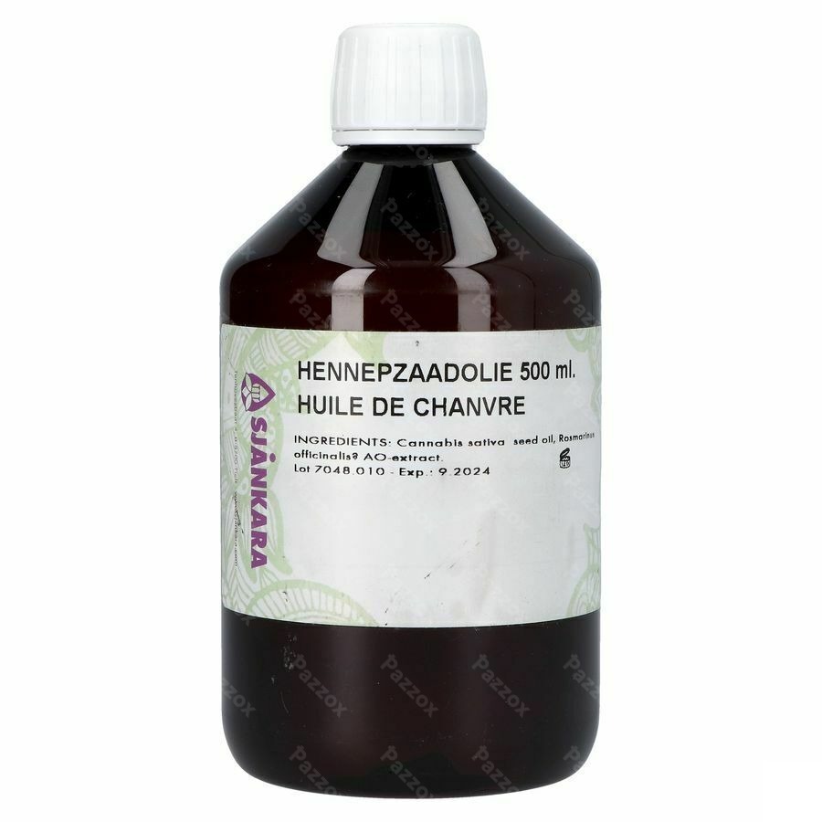 Sjankara Hennepzaad Plant. Olie 500ml