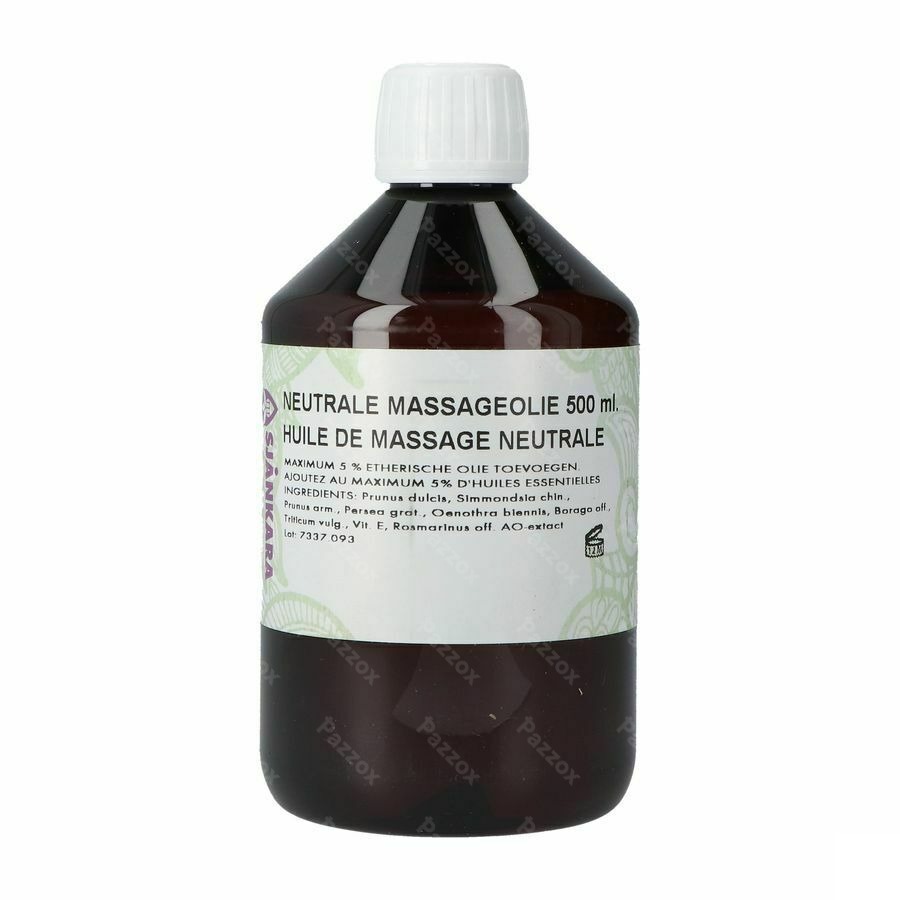 Sjankara Huile Massage Neutrale 500ml