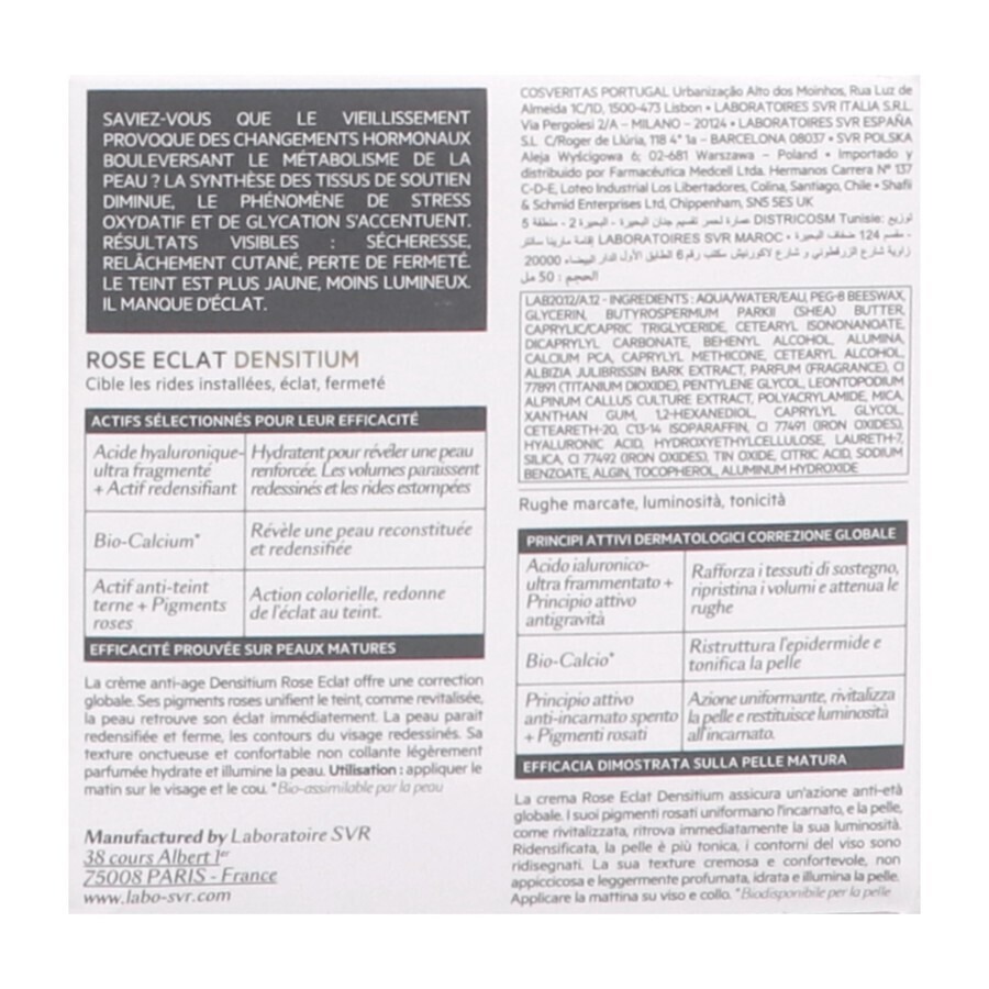 SVR Densitium Rose Eclat 50ml