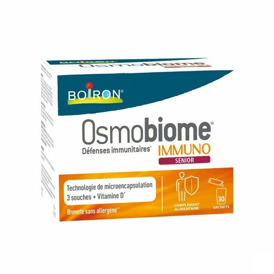 Boiron Osmobiome Immuno Senior Complément Microbiote 30 sachets de poudre