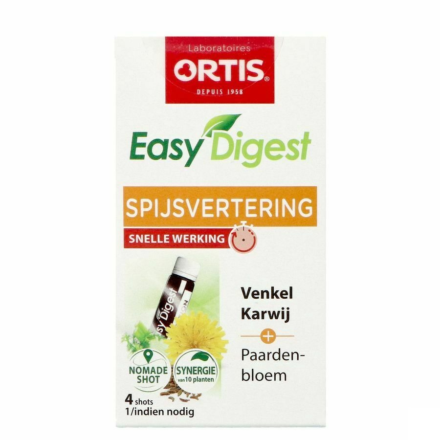 Ortis Easy Digest Shots 4x15ml