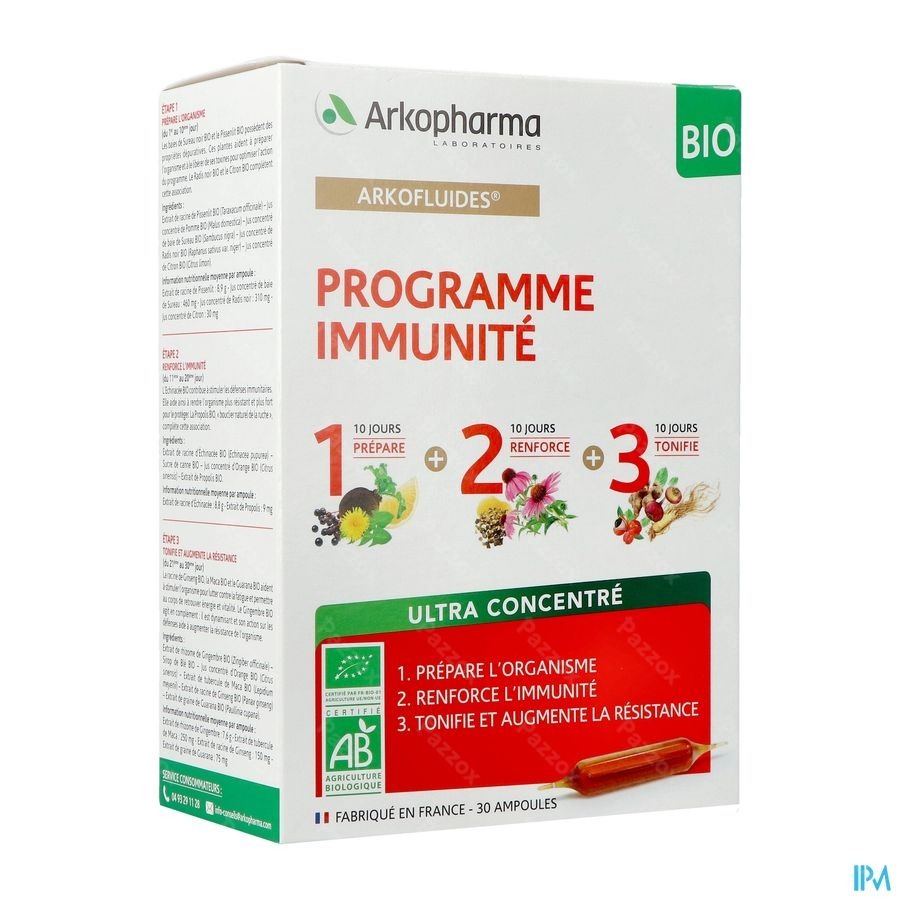 Arkofluides Immuniteitsprogramma Amp 30x10ml
