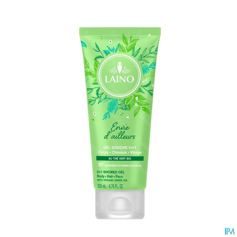 Laino Gel Douche 3en1 The Vert Tube 200ml