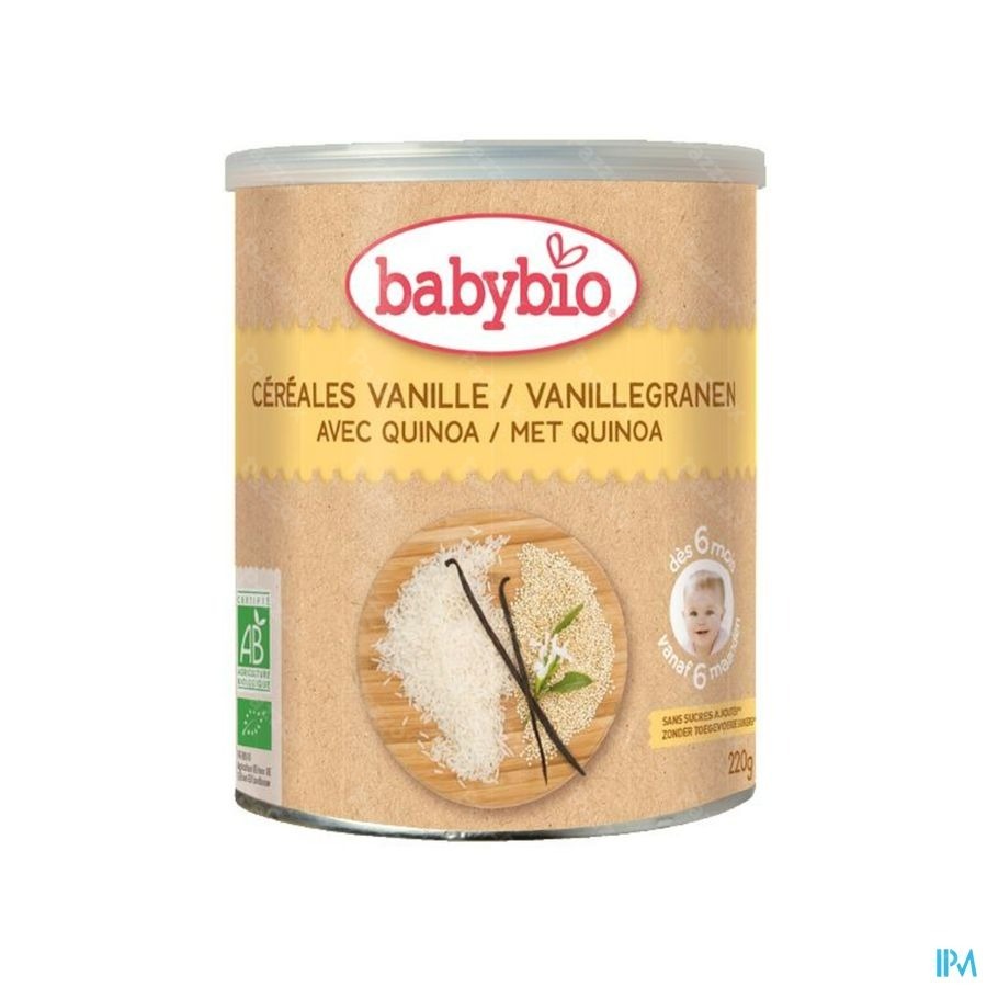Babybio Cereales Vanille Quinoa 6m 220g