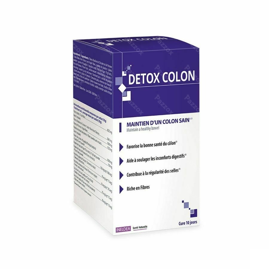 Ineldea Detox Colon Isn Etui Zakje 10x10g