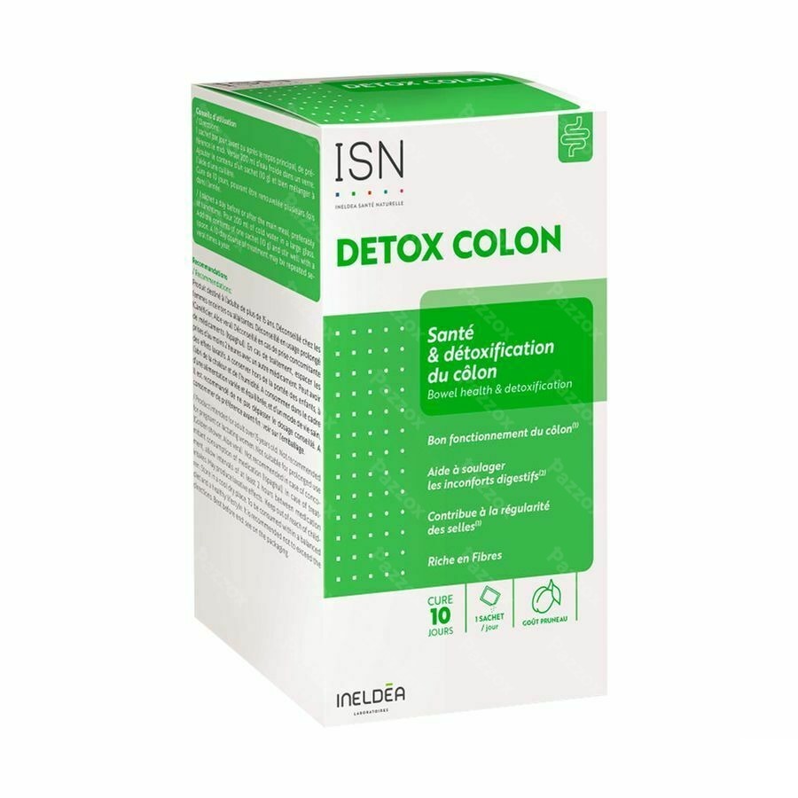 Ineldea Detox Colon Isn Etui Zakje 10x10g
