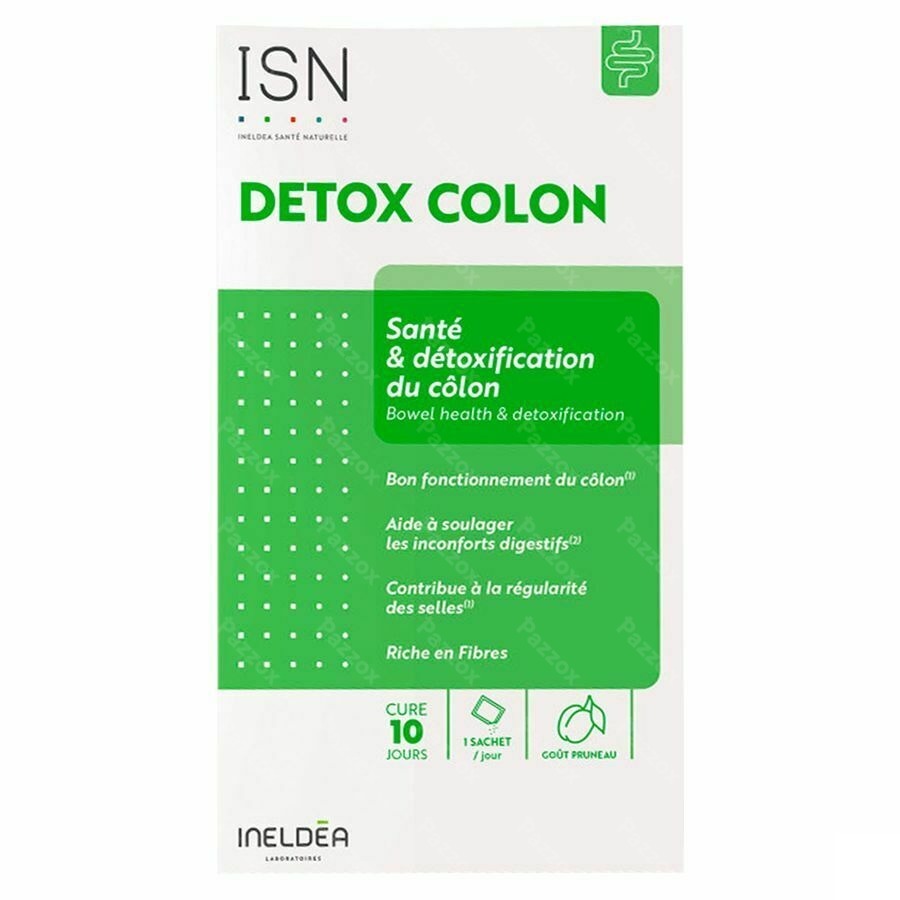 Ineldea Detox Colon Isn Etui Zakje 10x10g