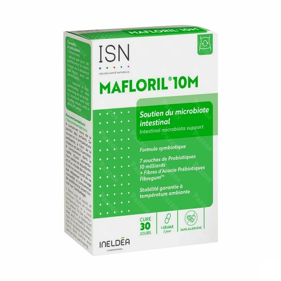 Ineldea Mafloril-10m Isn Etui V-caps 30