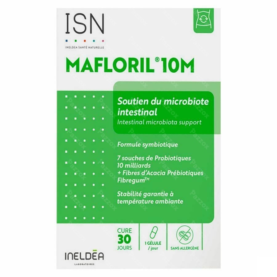 Ineldea Mafloril-10m Isn Etui V-caps 30