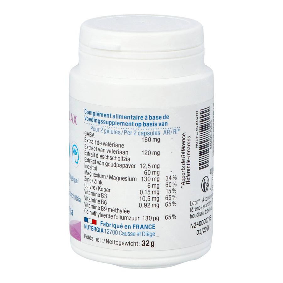 Nutergia Ergyrelax 60 Capsules