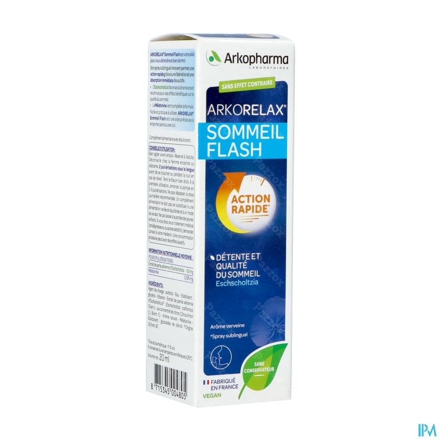 Arkopharma Arkorelax Sommeil Flash Spray 20ml