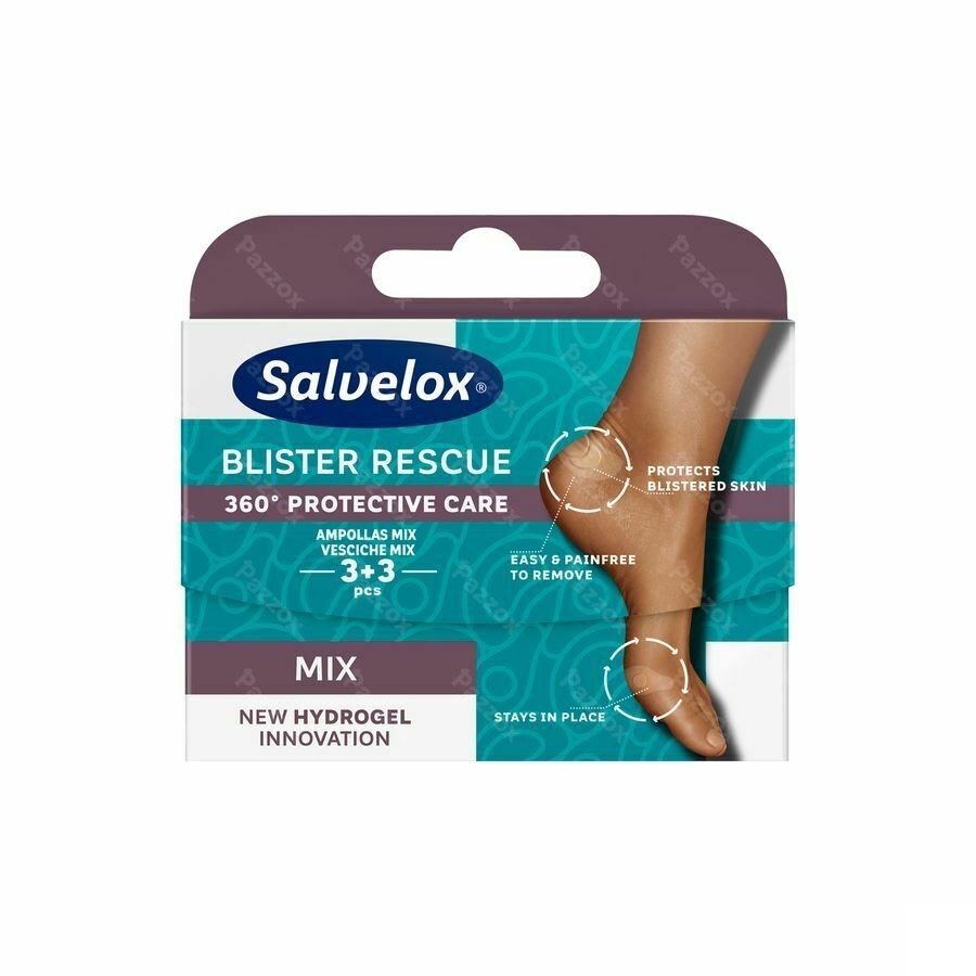 Salvequickmed Blister Rescue Mix 6 Exp