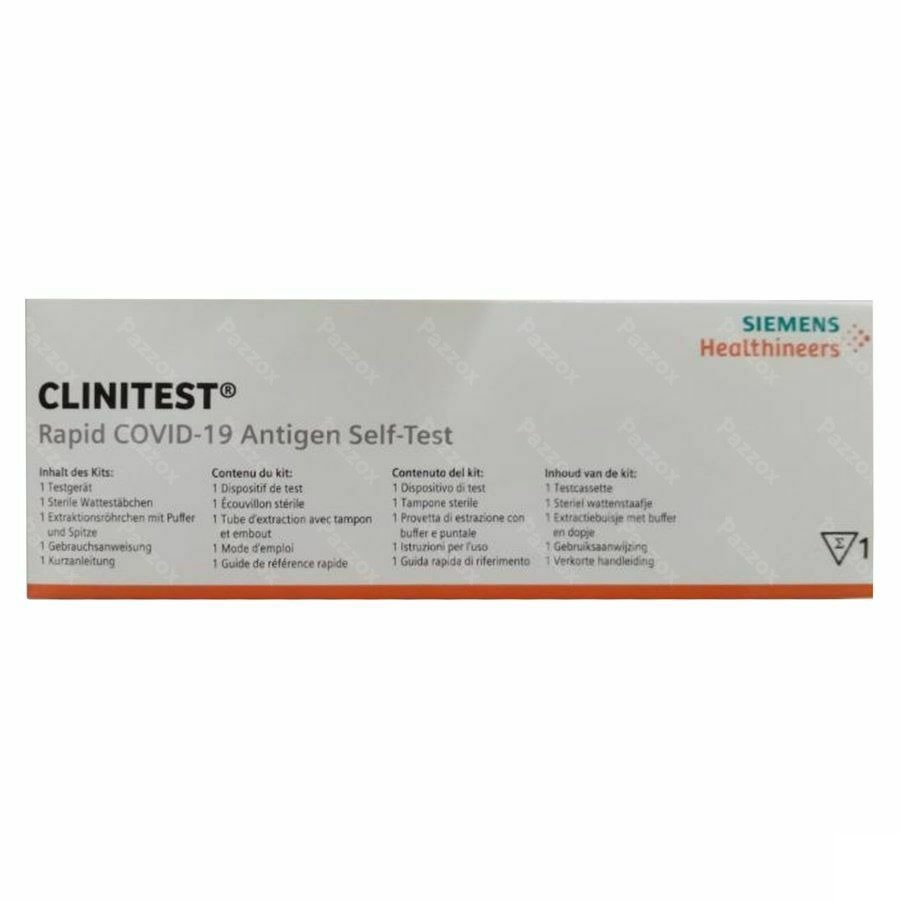Clinitest Rapid Covid-19 Antigeen Test 1 Siemens