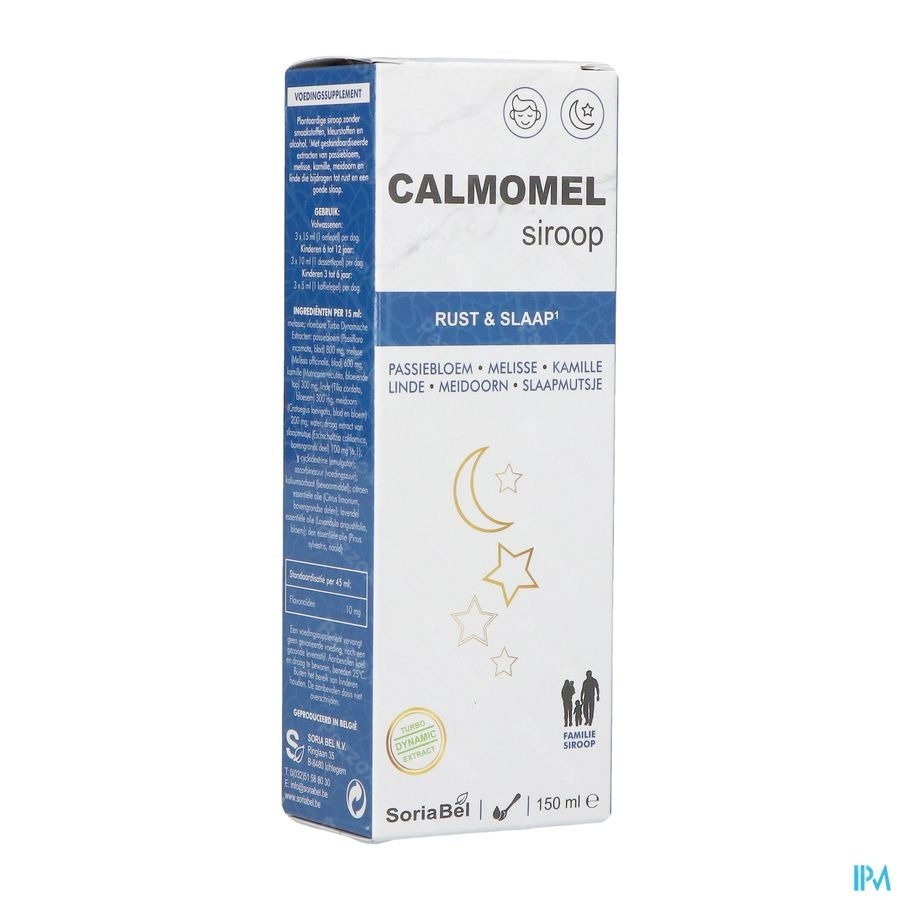 Soria Calmomel Siroop Rust en Slaap 150ml