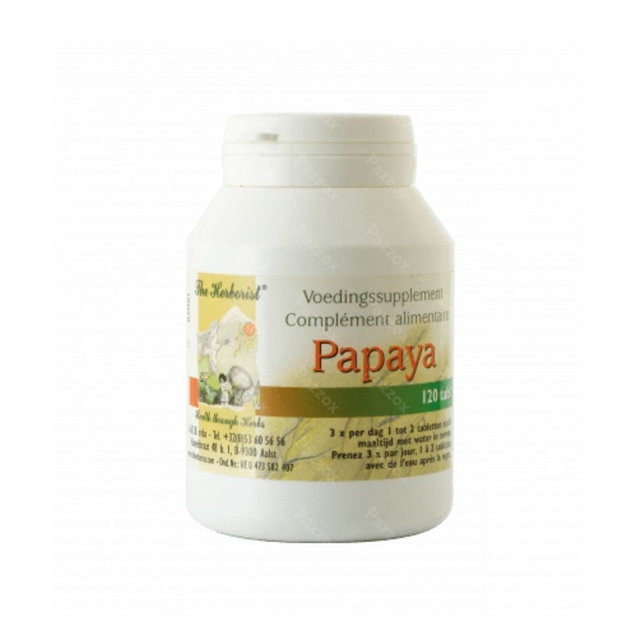 Herborist Papaya Olive Complex 120 Plantaardige Capsules