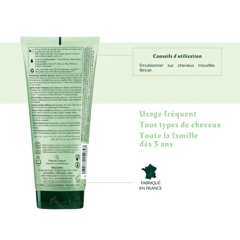 Furterer Naturia Shampooing Micellaire Douceur 200ml