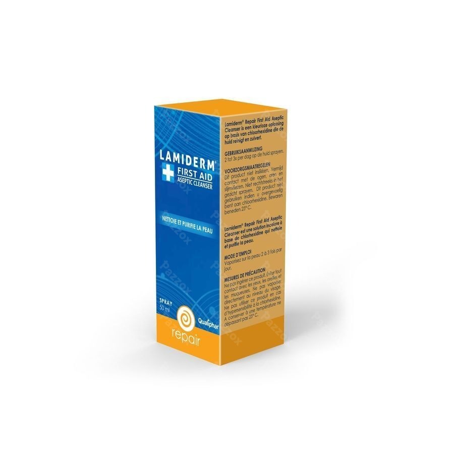 Lamiderm Repair First Aid Aseptic Clean.spray 50ml