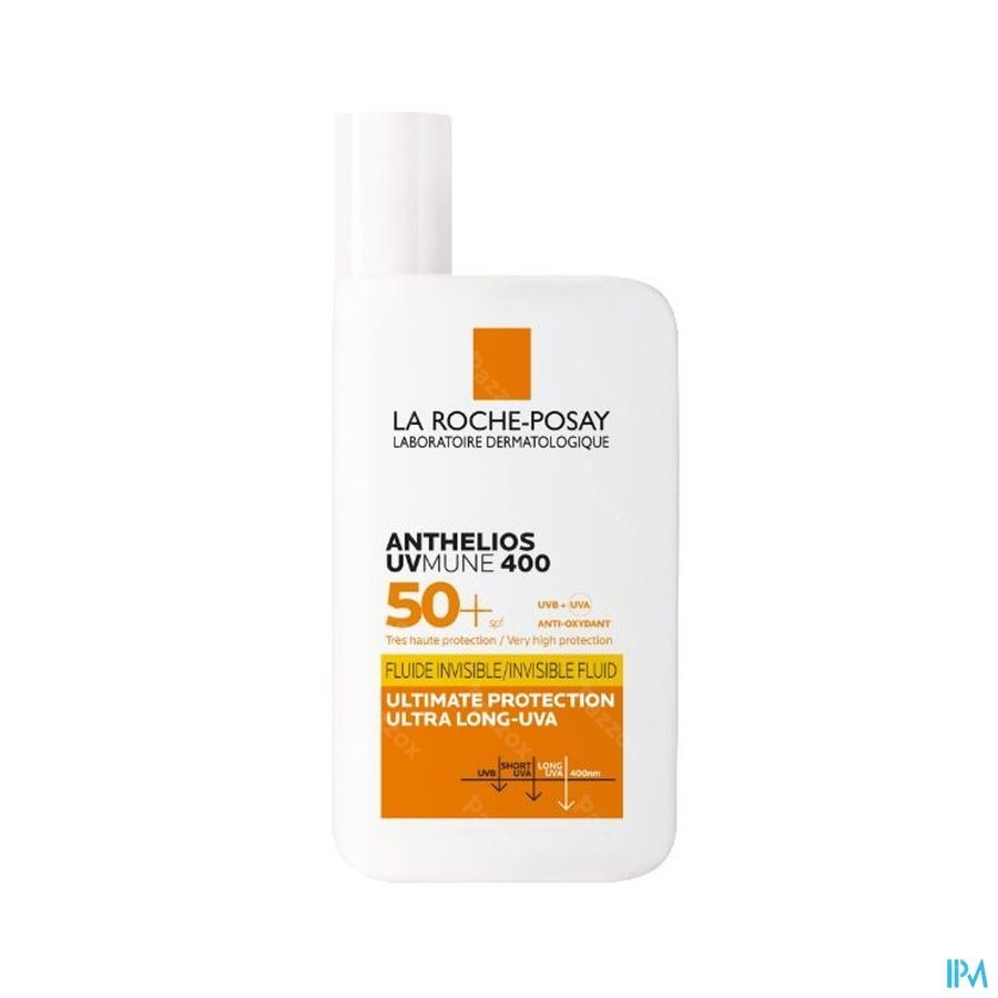 La Roche-Posay Anthelios UVmune 400 Onzichtbare Fluid Zonder Parfum SPF 50+ 50ml