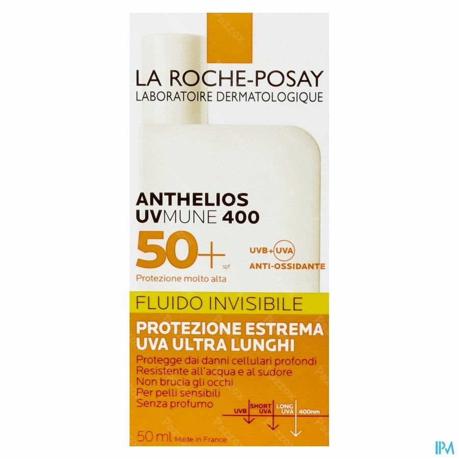 La Roche-Posay Anthelios Uvmune400 Fluide Invisible Sans Parfum SPF50+50ml
