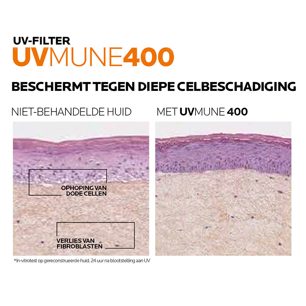 La Roche-Posay Anthelios UVmune 400 Onzichtbare Fluid Zonder Parfum SPF50+ 50ml