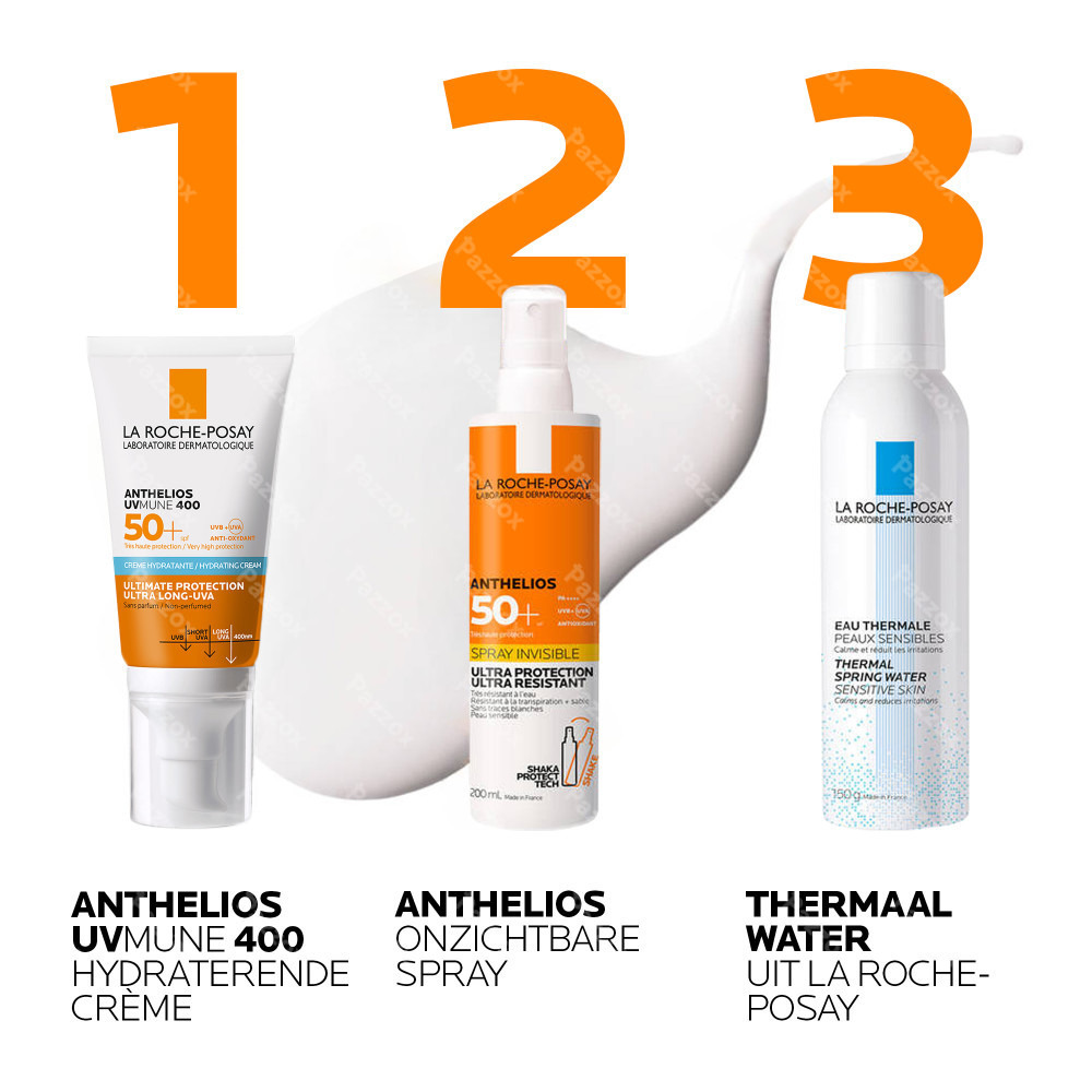 La Roche-Posay Anthelios Uvmune 400 Hydraterende Zonnecrème Zonder Parfum SPF50+ 50ml