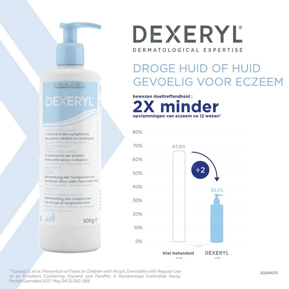 Dexeryl Verzachtende Creme 500g