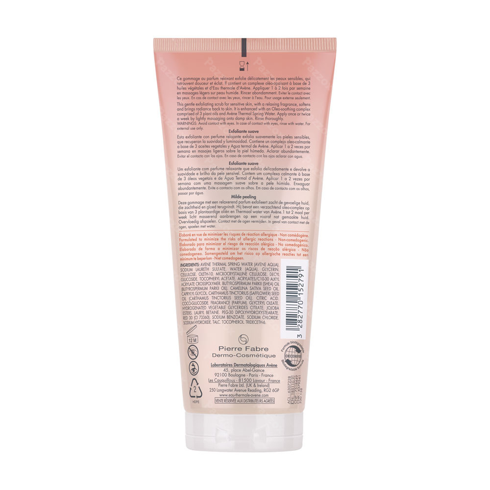Avène Body Zachte Scrub 200ml