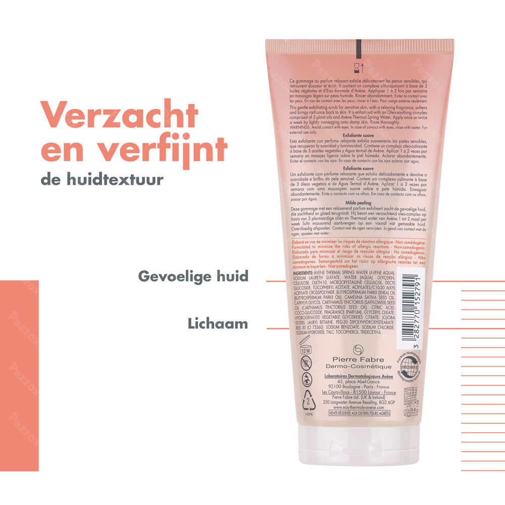Avène Body Zachte Scrub 200ml