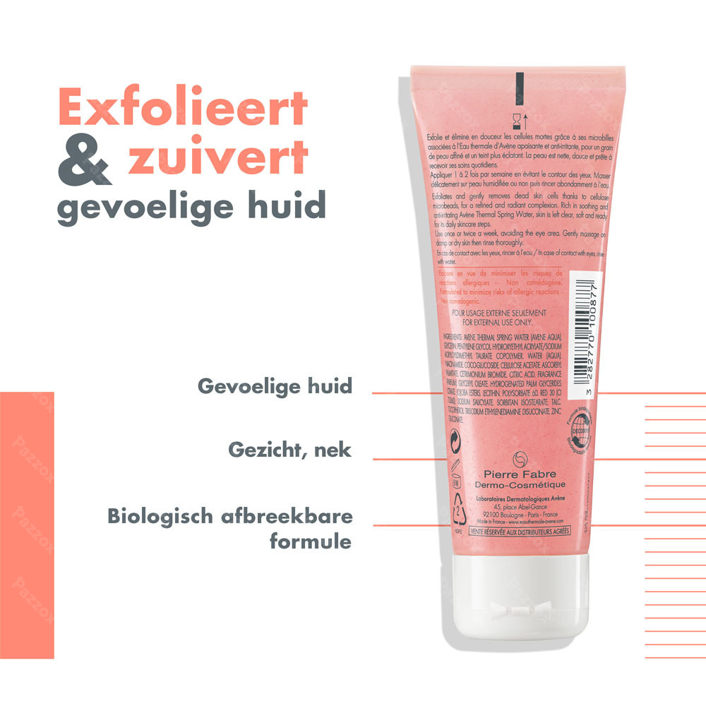 Avène Milde Gezichtspeeling Gel 75ml