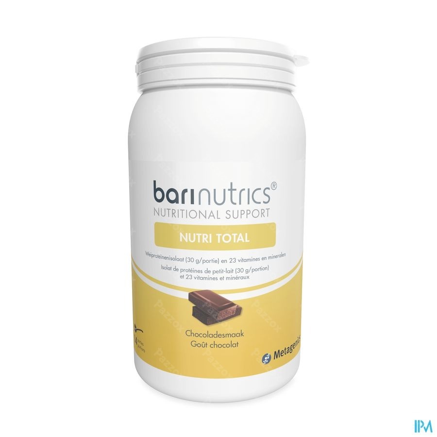 Barinutrics Nutritotal Choco Portions14 Metagenics