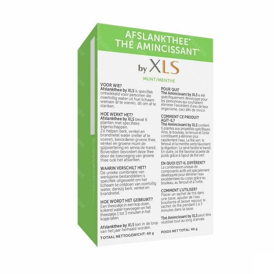 XL-S Medical Thé Amincissant Gout Menthe Sachets  20