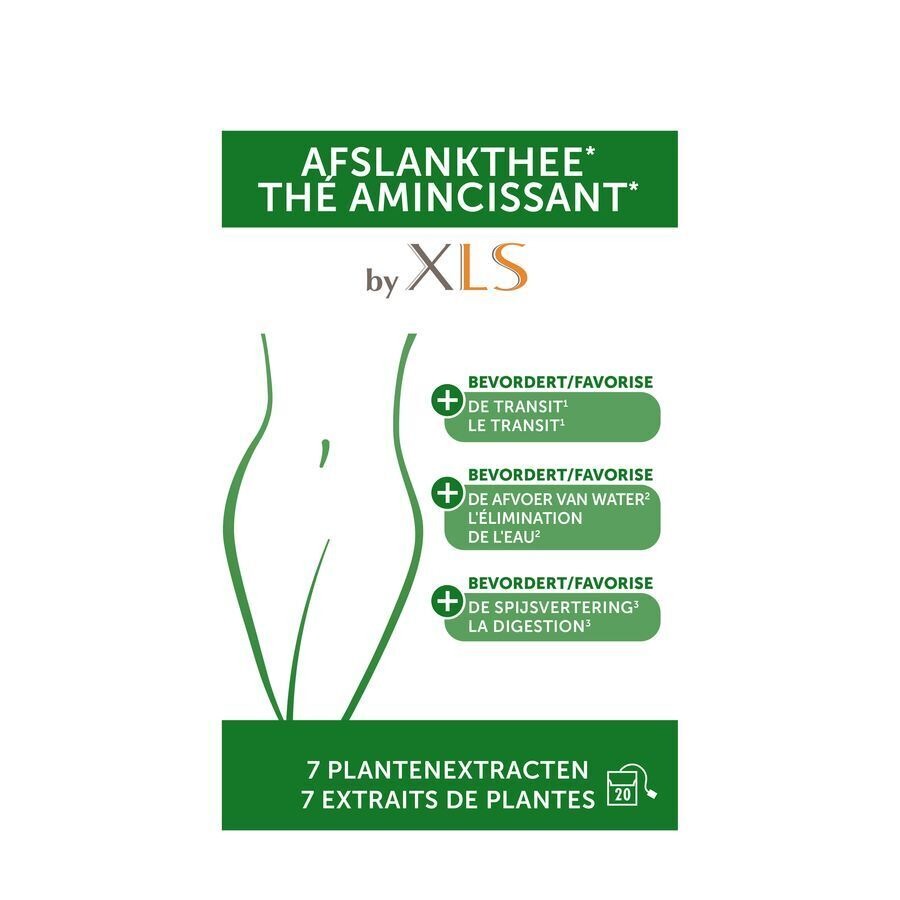 XL-S Medical Afslankingsthee Plantenextracten Zakje 20