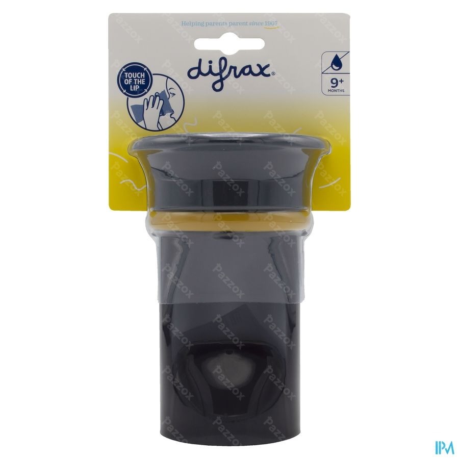 Difrax A/lek Beker 360 Graden Blauw/geel