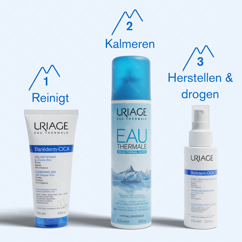 Uriage Bariéderm-CICA Verzachtende Reinigingsgel Gevoelige Huid 200ml
