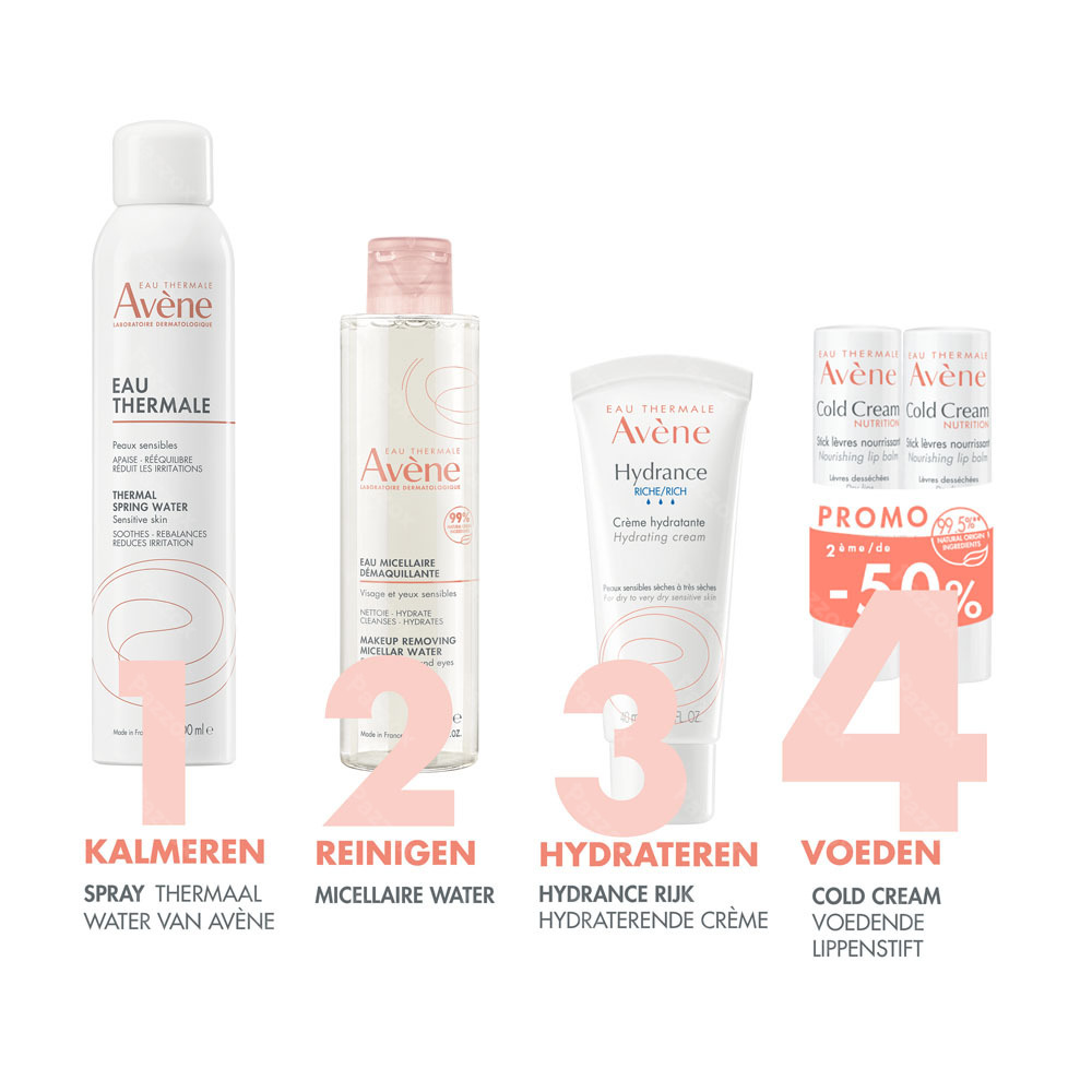 Avène Cold Cream Verzorgende Lipbalsem Promo 2x4g