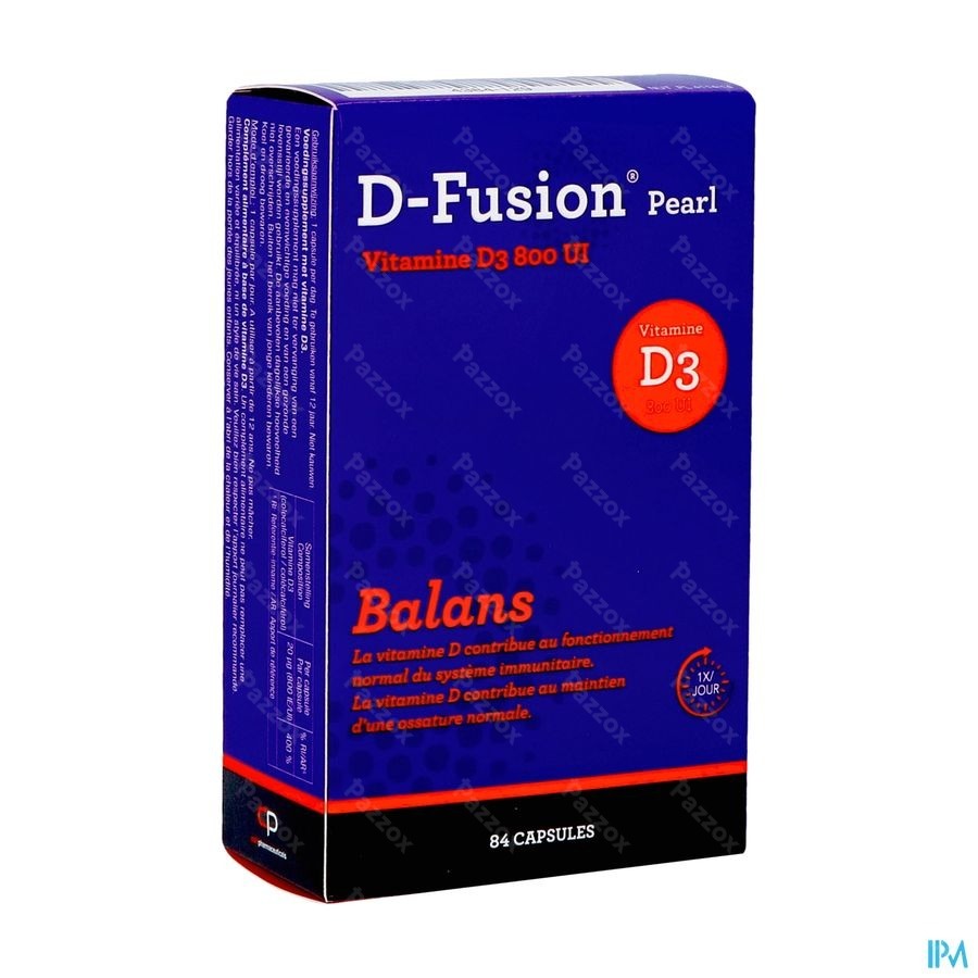 D-Fusion Pearl 800 IU 84 Capsules