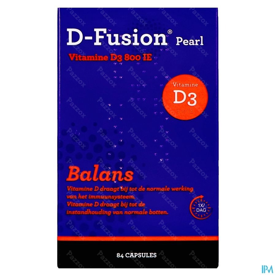 D-Fusion Pearl 800 IU 84 Capsules
