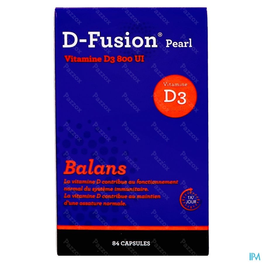 D-Fusion Pearl 800 IU 84 Capsules