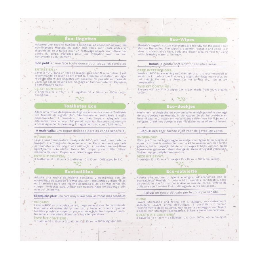 Mustela Ch Mes Eco Lingettes 6