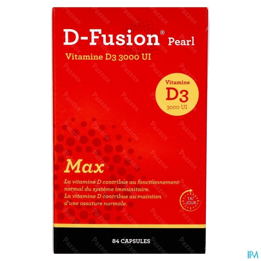 D-Fusion Pearl 3000 IU 84 Capsules