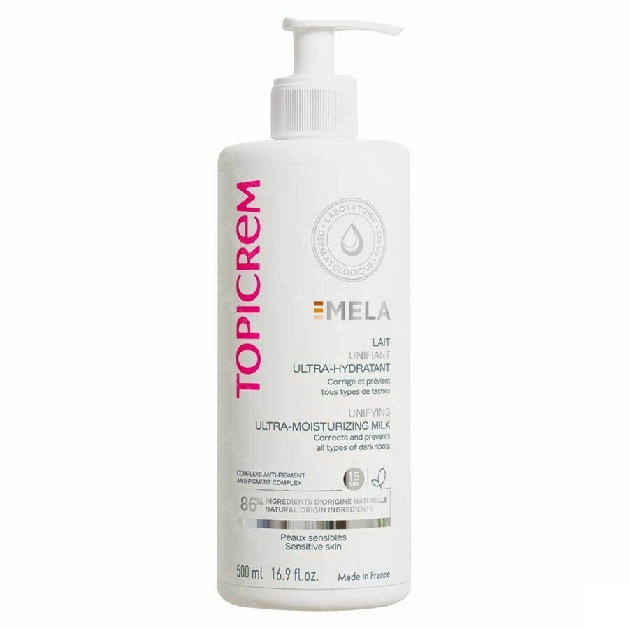 Topicrem Mela Lait Unifiant Ultra-hydra 500ml