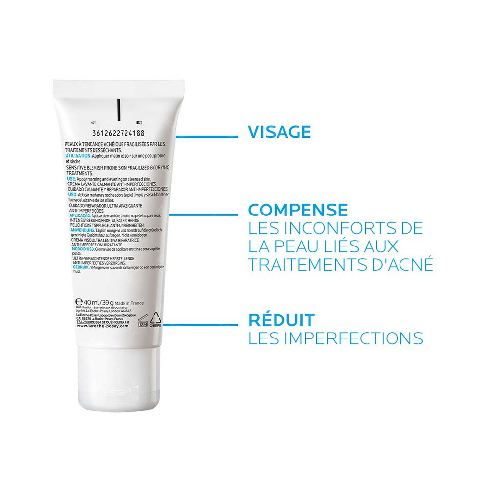 La Roche-Posay Effaclar H Isobiome Crème 40ml