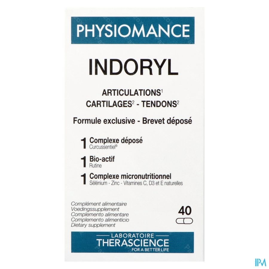 Indoryl Caps 40 Physiomance Phy382b