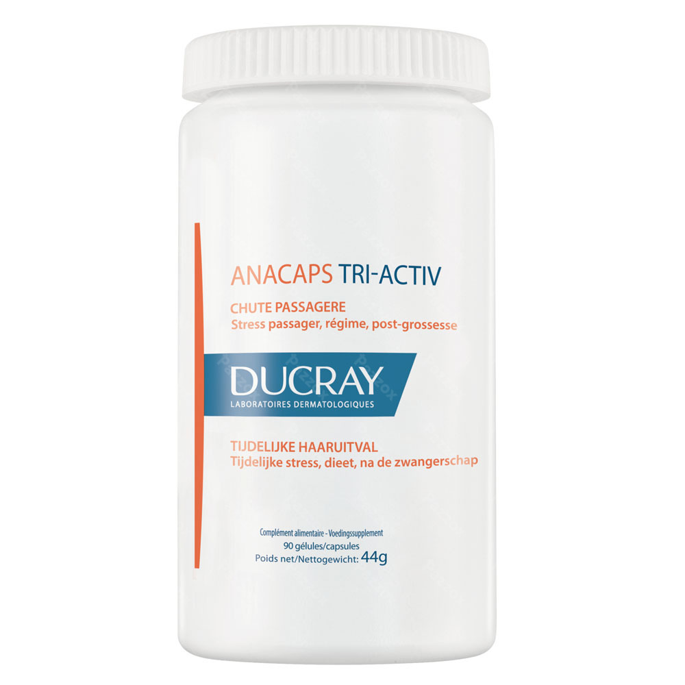 Ducray Anacaps Tri-Activ Tijdelijke Haaruitval 90 Capsules