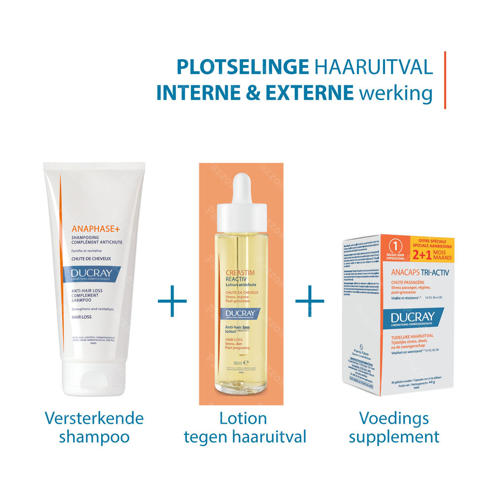 Ducray Anacaps Tri-Activ Tijdelijke Haaruitval 90 Capsules