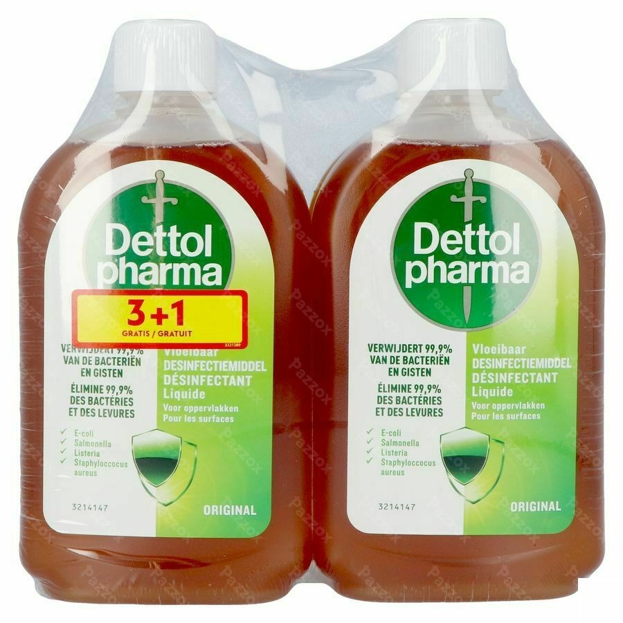 Dettolpharma Ontsmettingsmiddel Promo 4x500ml