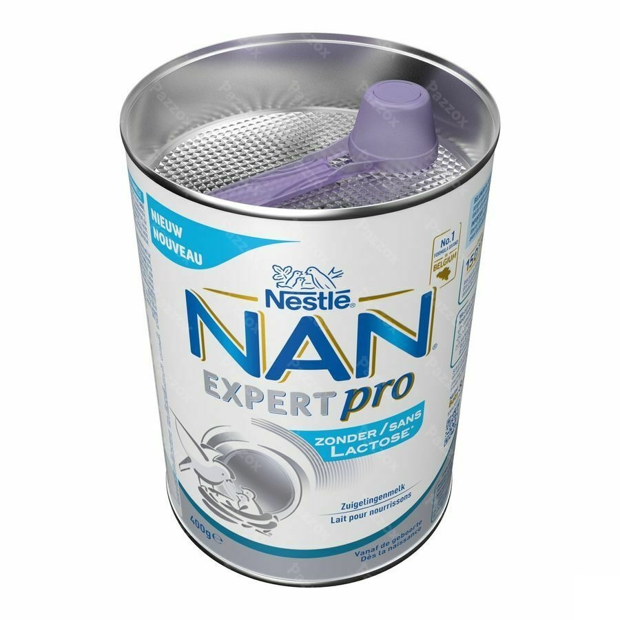 Nan ExpertPro Zonder Lactose Zuigelingenmelk Baby 0-6 Maanden 400g