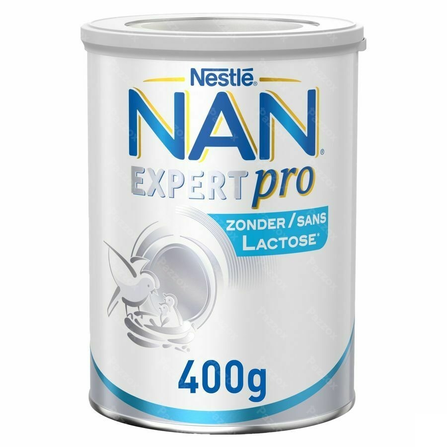 Nan ExpertPro Zonder Lactose Zuigelingenmelk Baby 0-6 Maanden 400g