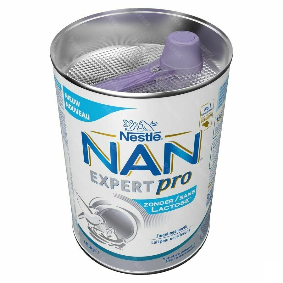 Nan ExpertPro Zonder Lactose Zuigelingenmelk Baby 0-6 Maanden 400g