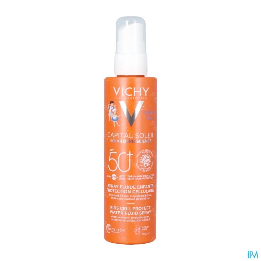 Vichy Capital Soleil Kids Cell Protect Water Fluid Spray SPF50+ 200ml